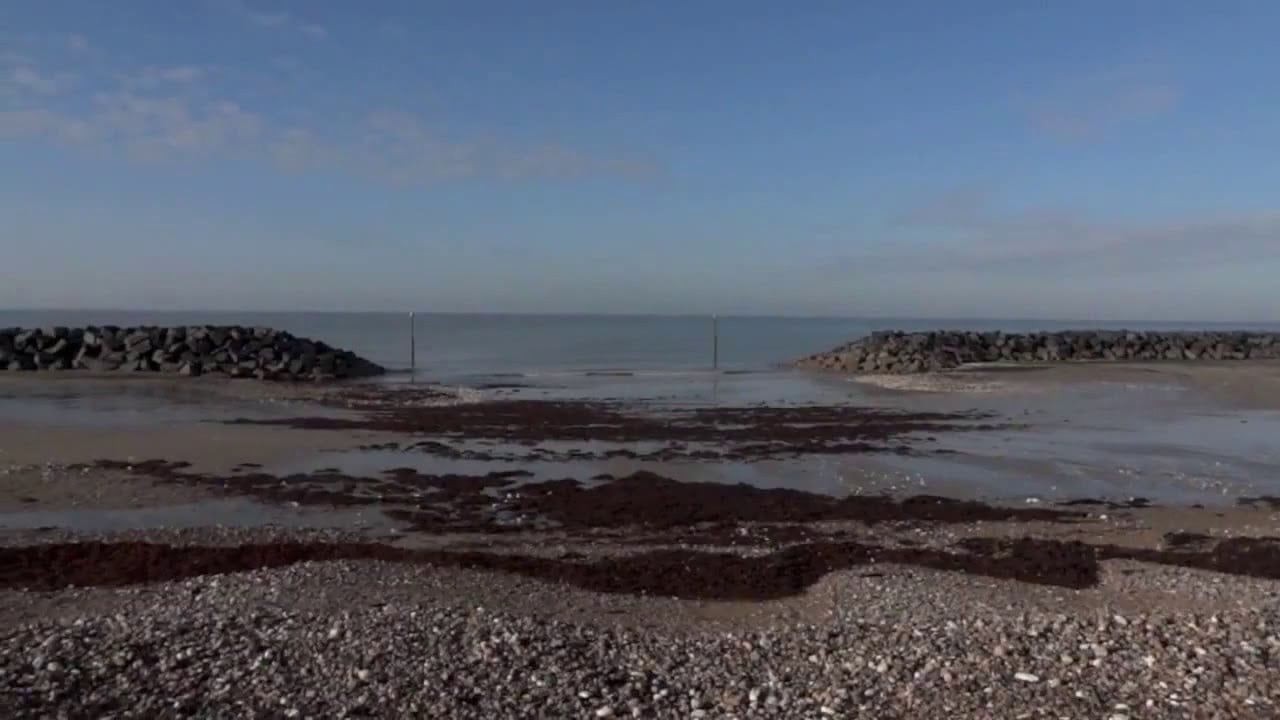 Middleton-on-Sea Beach, West Sussex, UK