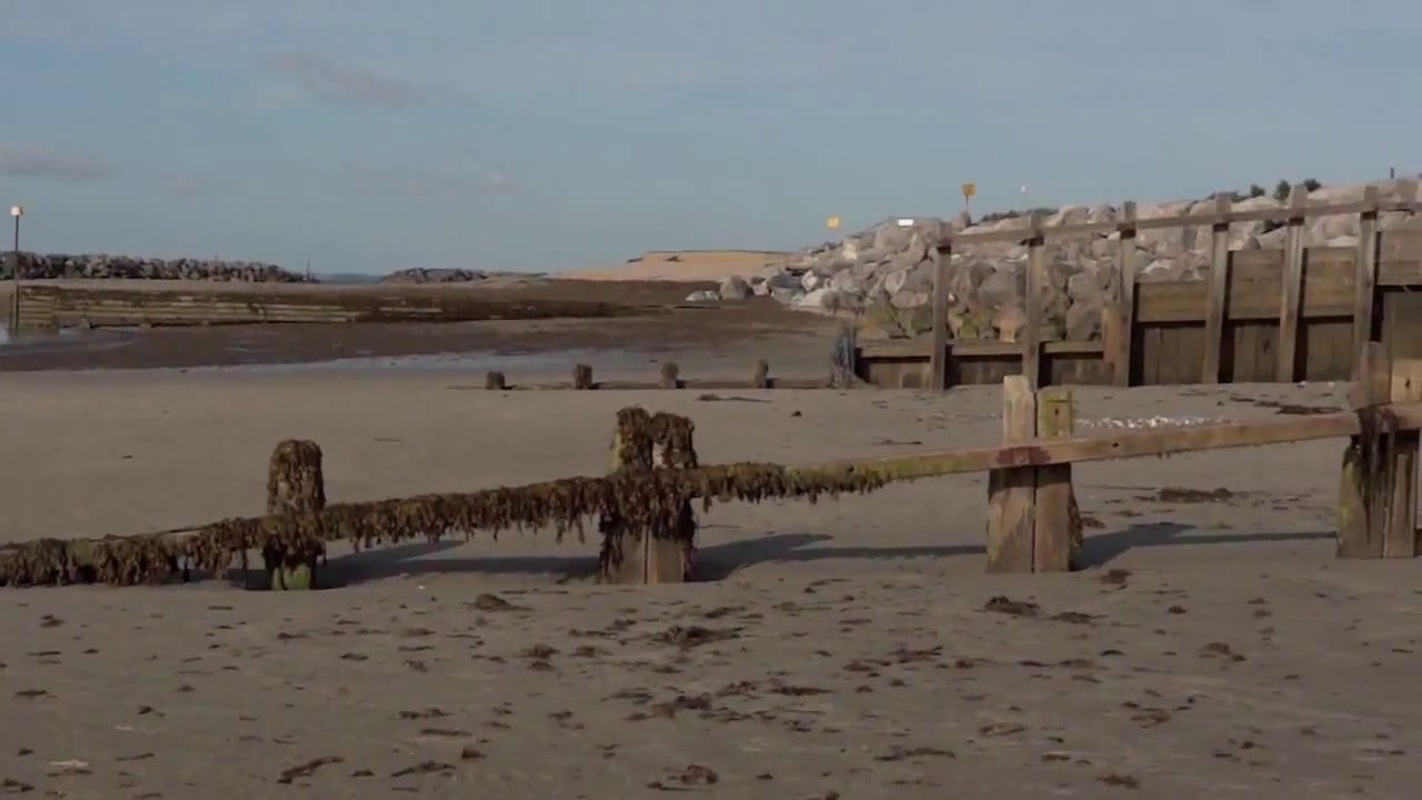 Elmer Sands Beach, West Sussex, UK