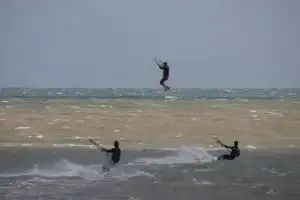 Kite Surfing at Rustington, Littlehampton, West Sussex