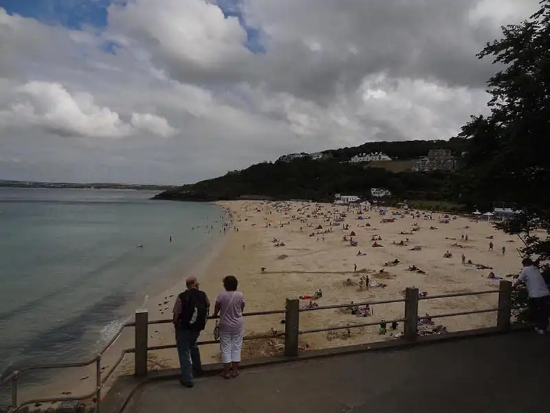 Porthminster beach in the early evening