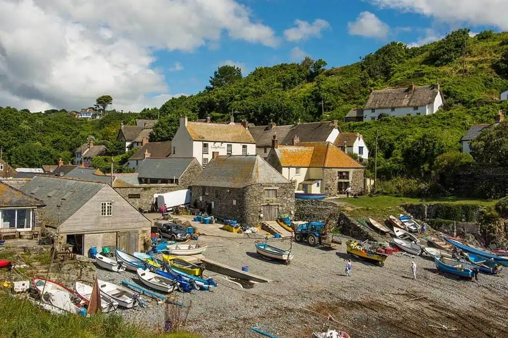 Cadgwith Cove boat beach, Cadgwith Cove, The Lizard, Cornwall