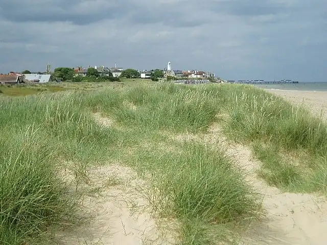 Southwold The Denes beach, Southwold, Suffolk