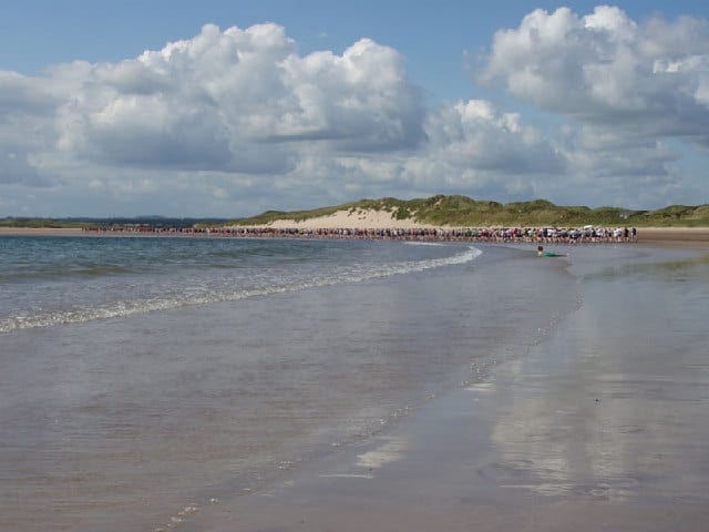 Beadnell Bay beach, Beadnell, Alnwick, Northumberland