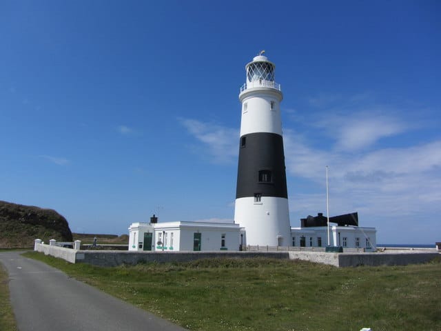 Alderney lighthouse, Quénard Point, Alderney, Guernsey