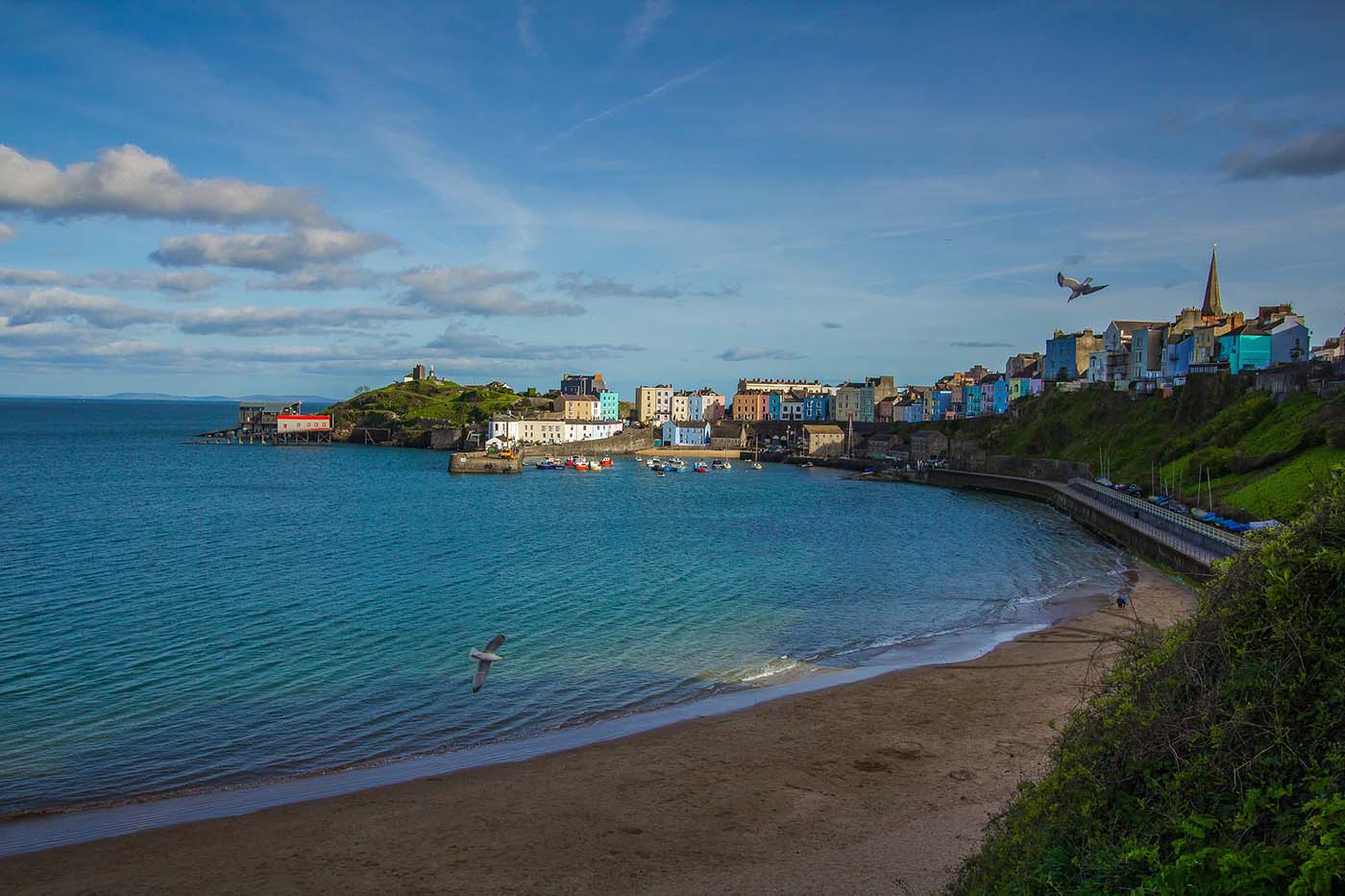 tenby north and harbour beach