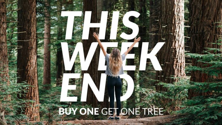 This weekend buy one get one tree