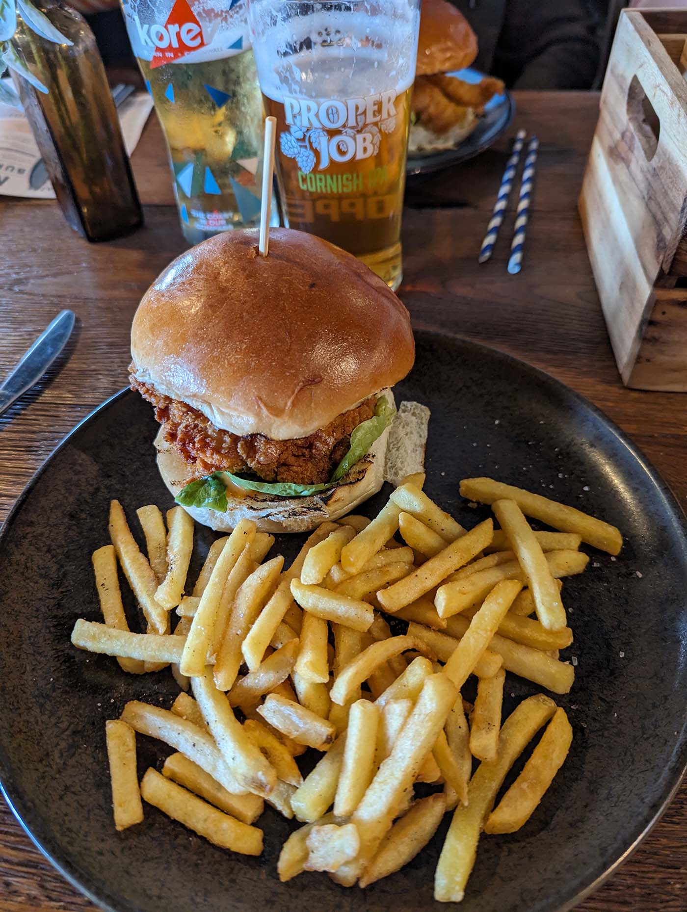lifeboat inn chicken burger