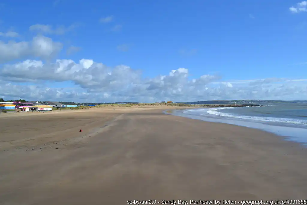 Sandy Bay Beach, Porthcawl, Bridgend